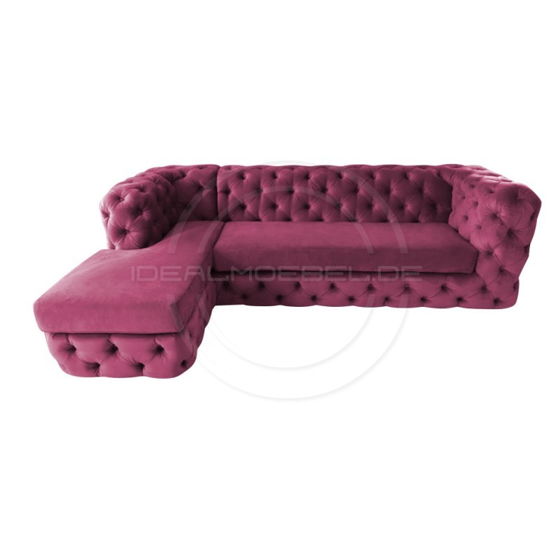 Chesterfield Ecksofa Lunar 190x260 cm | idealmoebel.de