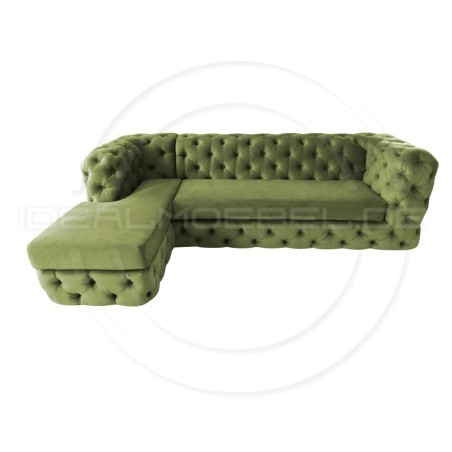 Chesterfield Ecksofa Lunar 190x260 cm | idealmoebel.de