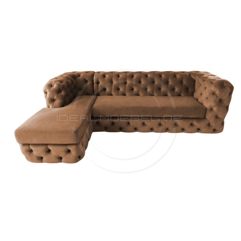 Chesterfield Ecksofa Lunar 190x260 cm | idealmoebel.de