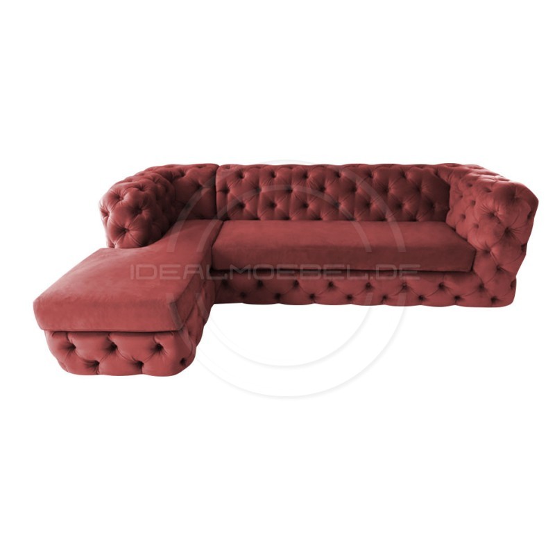Chesterfield Ecksofa Lunar 190x260 cm | idealmoebel.de