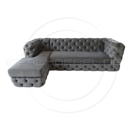 Chesterfield Ecksofa Lunar 190x260 cm | idealmoebel.de