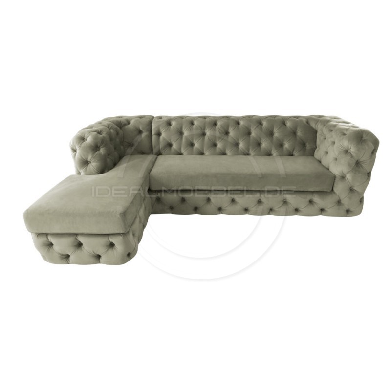 Chesterfield Ecksofa Lunar 190x260 cm | idealmoebel.de