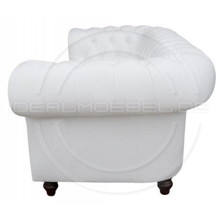 Chesterfield Ledersofa Canon 2-Sitzer | idealmoebel.de