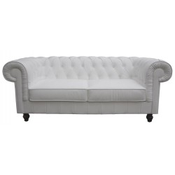 Chesterfield Ledersofa Canon 2-Sitzer | idealmoebel.de