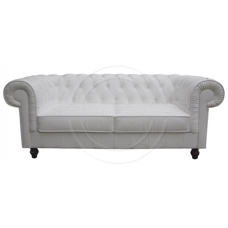 Chesterfield Ledersofa Canon 2-Sitzer | idealmoebel.de