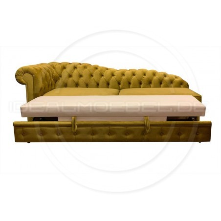 Szezlong Chesterfield March Rem z funkcją spania