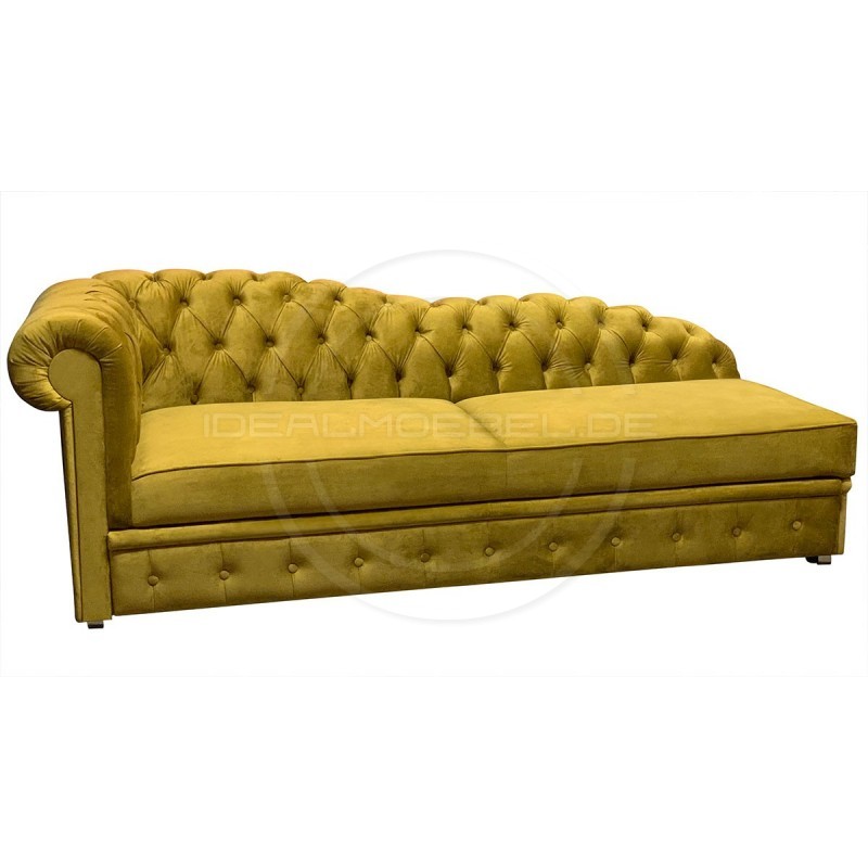 Szezlong Chesterfield March Rem z funkcją spania