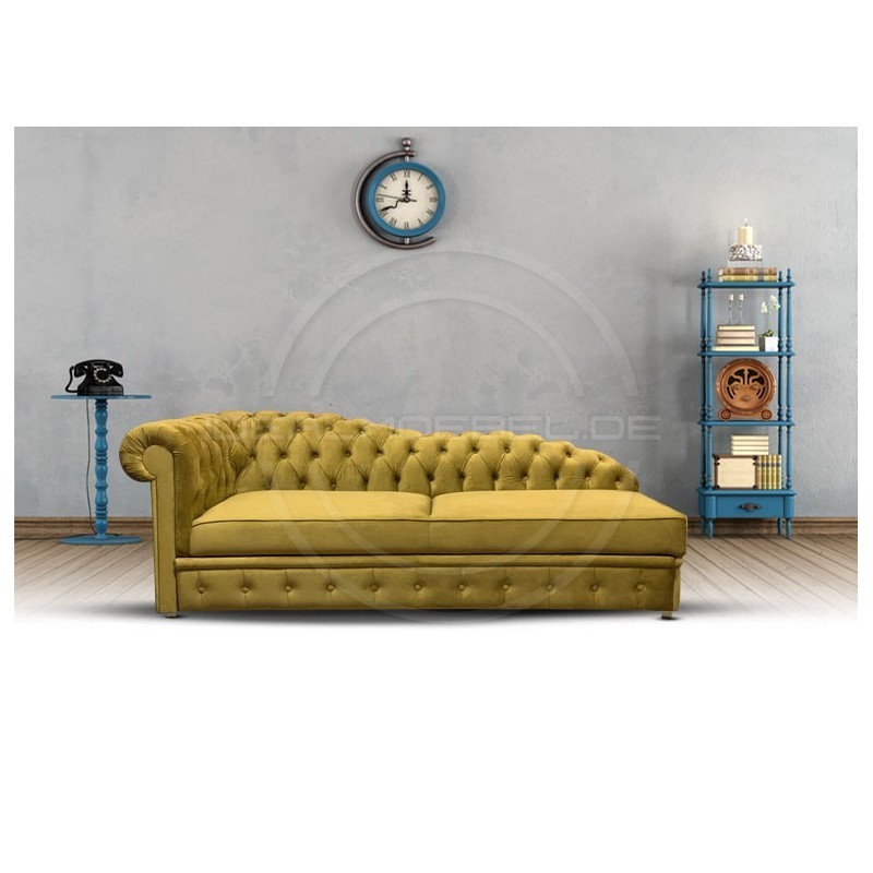 Szezlong Chesterfield March Rem z funkcją spania