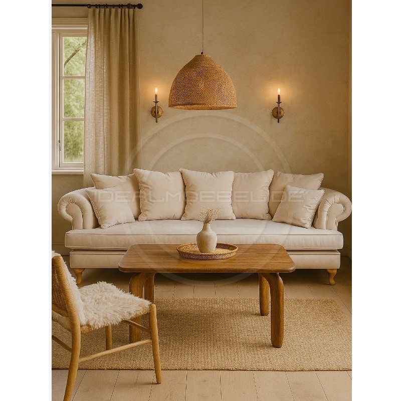 Sofa Dorset Ludwik Samt 3-Sitzer