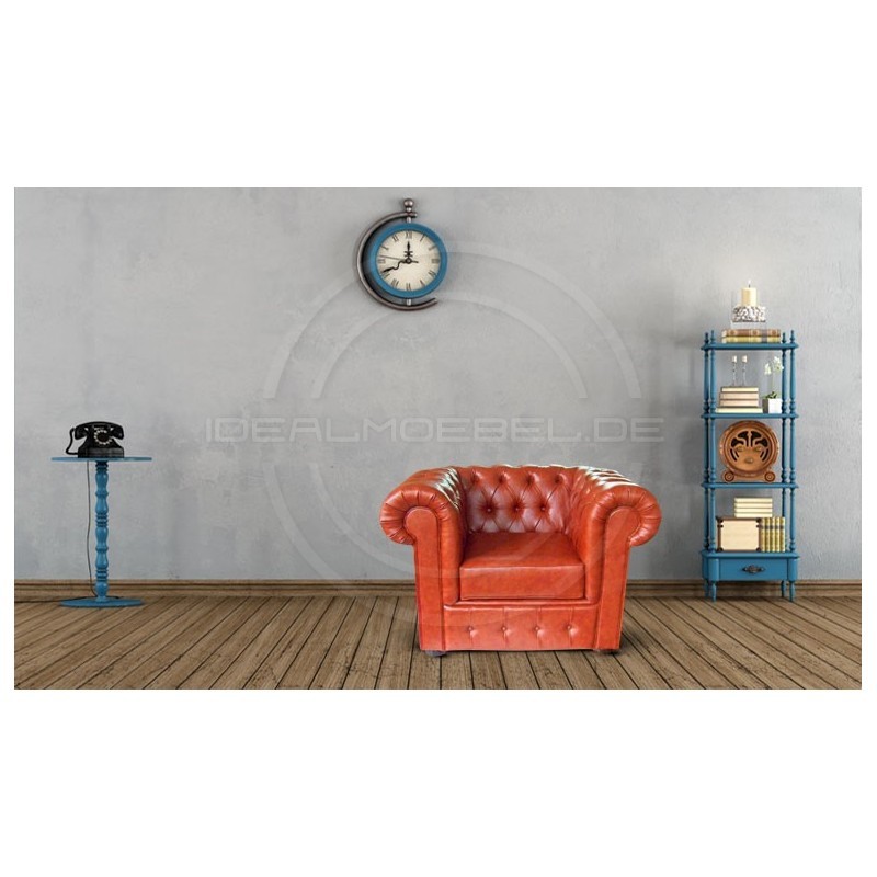 Fotel Chesterfield Ideal ekoskóra