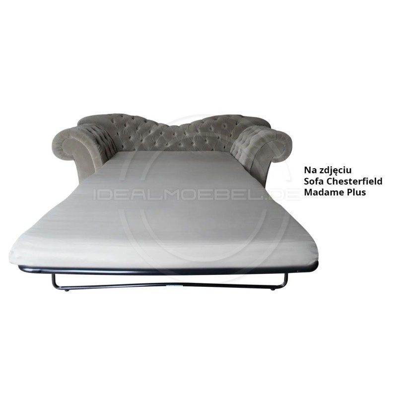 Chesterfield Schlafsofa Mondelebrity mit Schlaffunktion Samt 3-Sitzer
