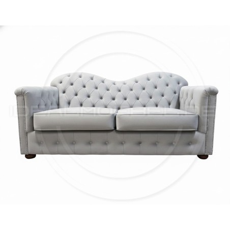 Chesterfield Schlafsofa Mondelebrity mit Schlaffunktion Samt 3-Sitzer