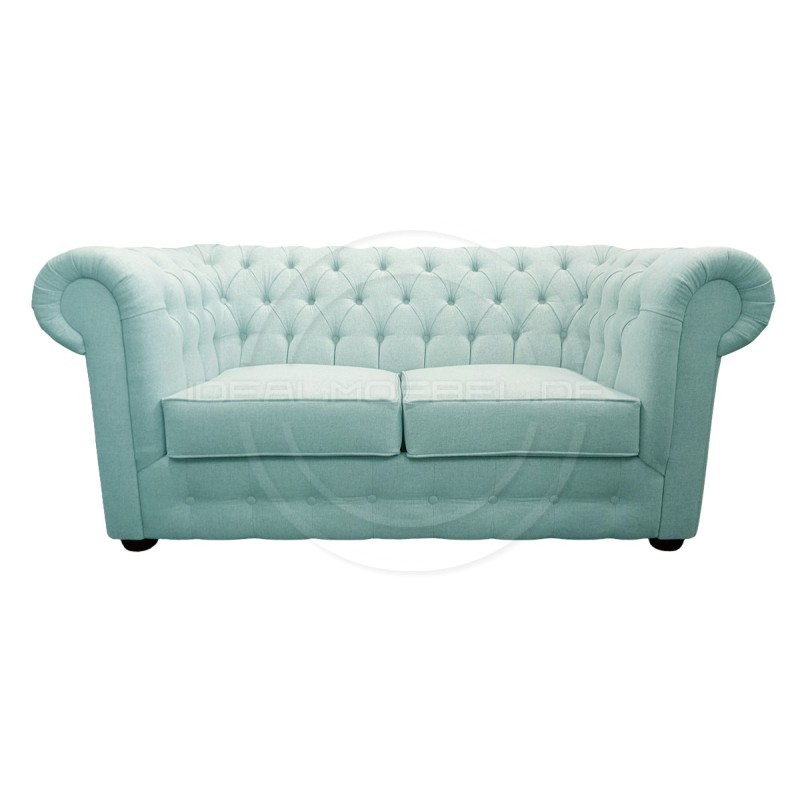 Chesterfield Sofa March Samt 3-Sitzer