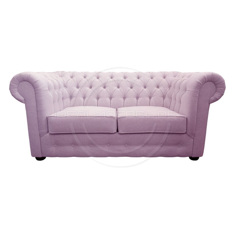 Chesterfield Sofa March Samt 3-Sitzer