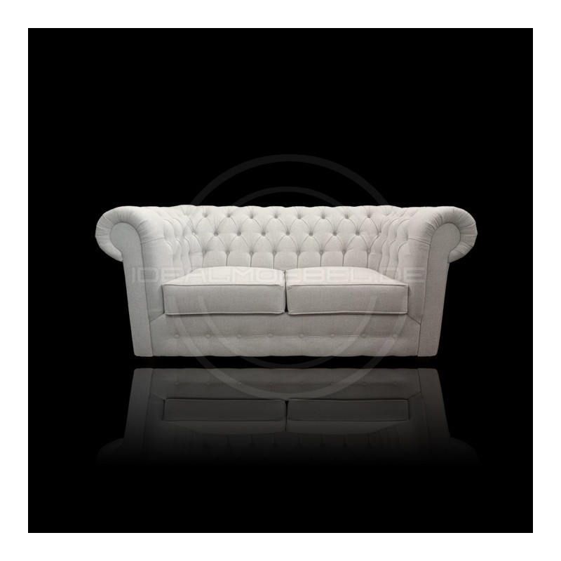 Chesterfield Sofa March Samt 3-Sitzer