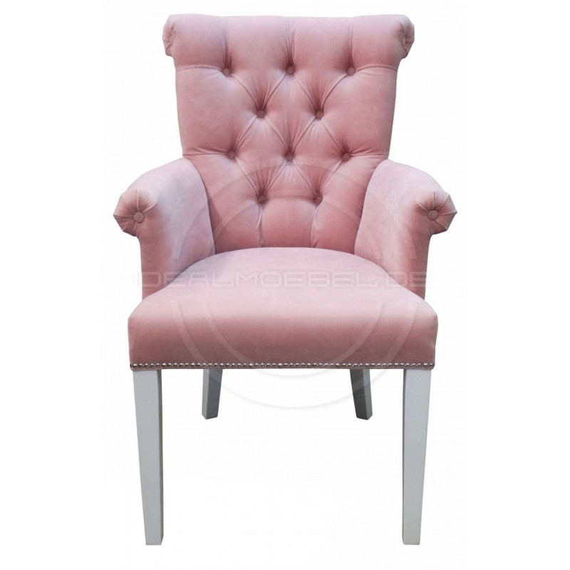 Krzesło Chesterfield Karina z podłokietnikami