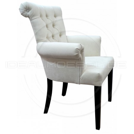 Krzesło Chesterfield Karina z podłokietnikami