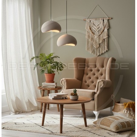 Chesterfield OHRENSESSEL Ton Samt