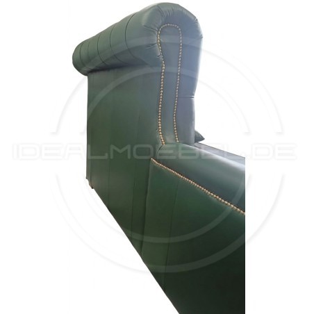 Chesterfield Récamiere Marady aus Echtleder mit Schlaffunktion