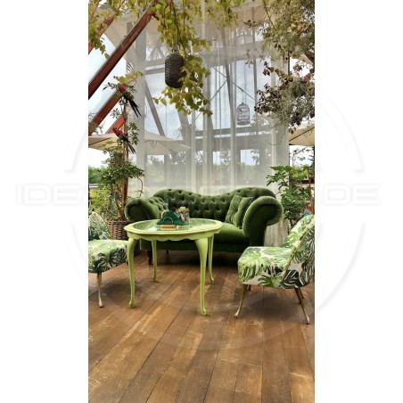 CHESTERFIELD SOFA MADAME SAMT 2-SITZER