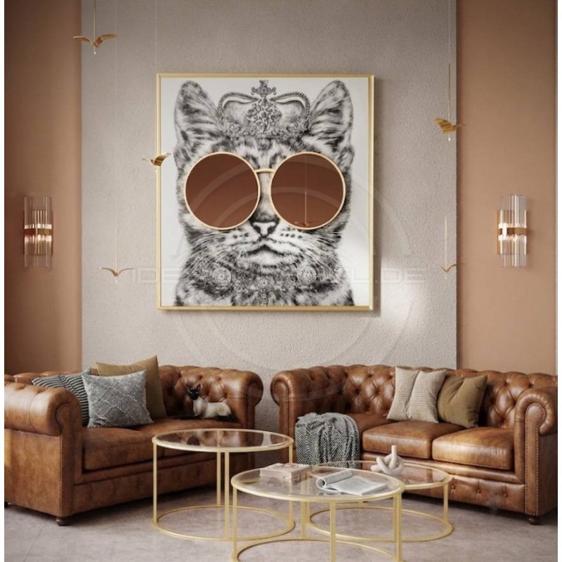 Chesterfield Ledersofa Canon 2-Sitzer | idealmoebel.de