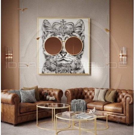 Chesterfield Ledersofa Canon 2-Sitzer | idealmoebel.de
