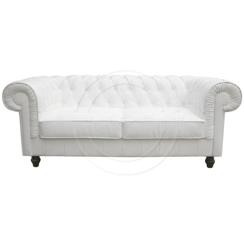 Chesterfield Ledersofa Canon 2-Sitzer | idealmoebel.de