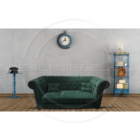 Sofa Chesterfield Violett Tall