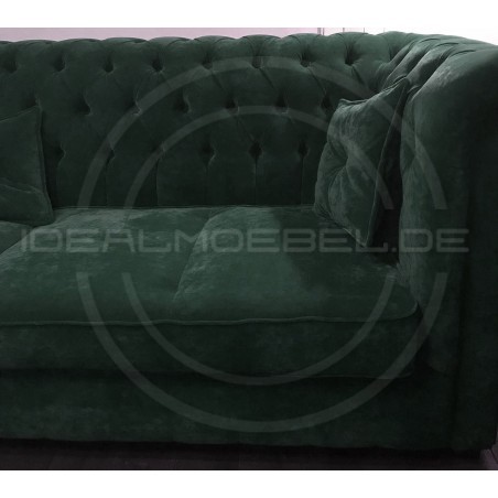 Sofa Chesterfield Violett Tall