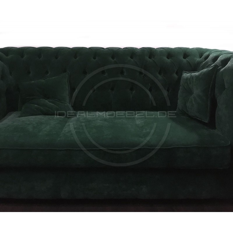 Sofa Chesterfield Violett Tall