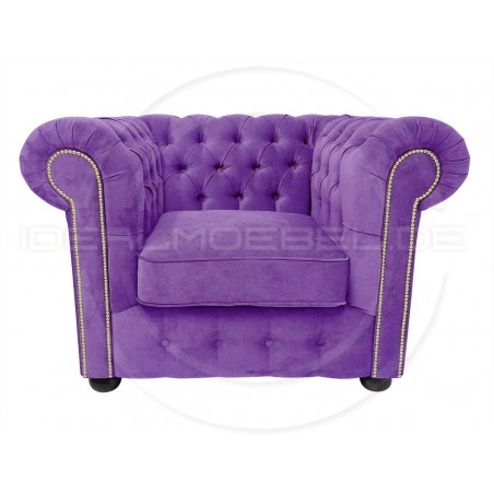 Fotel Chesterfield Violett z pojemnikiem