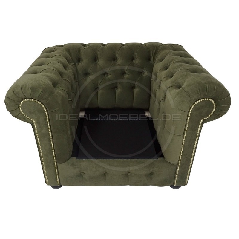 Fotel Chesterfield Violett z pojemnikiem