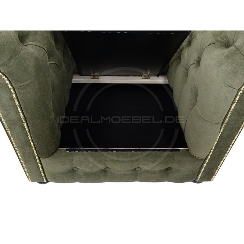 Fotel Chesterfield Violett z pojemnikiem