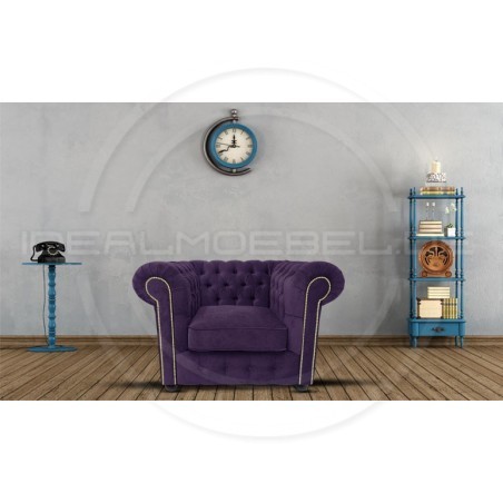 Fotel Chesterfield Violett z pojemnikiem
