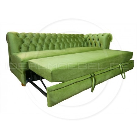 Sofa Chesterfield March Rem bez boku z funkcją spania