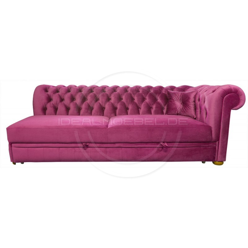 Sofa Chesterfield March Rem bez boku z funkcją spania