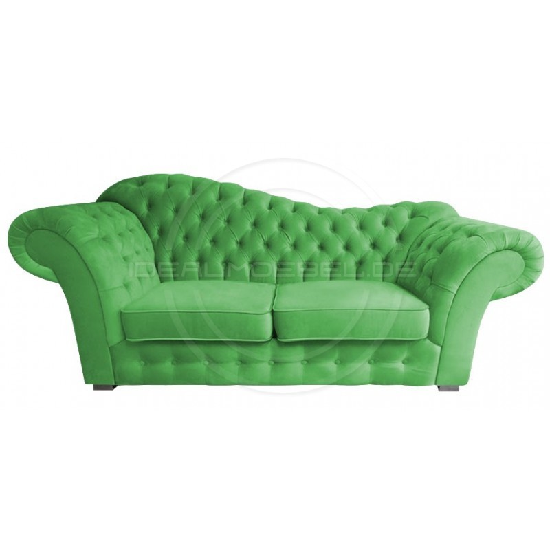 Chesterfield Sofa Madame Wave Plus Samt 2 5 Sitzer