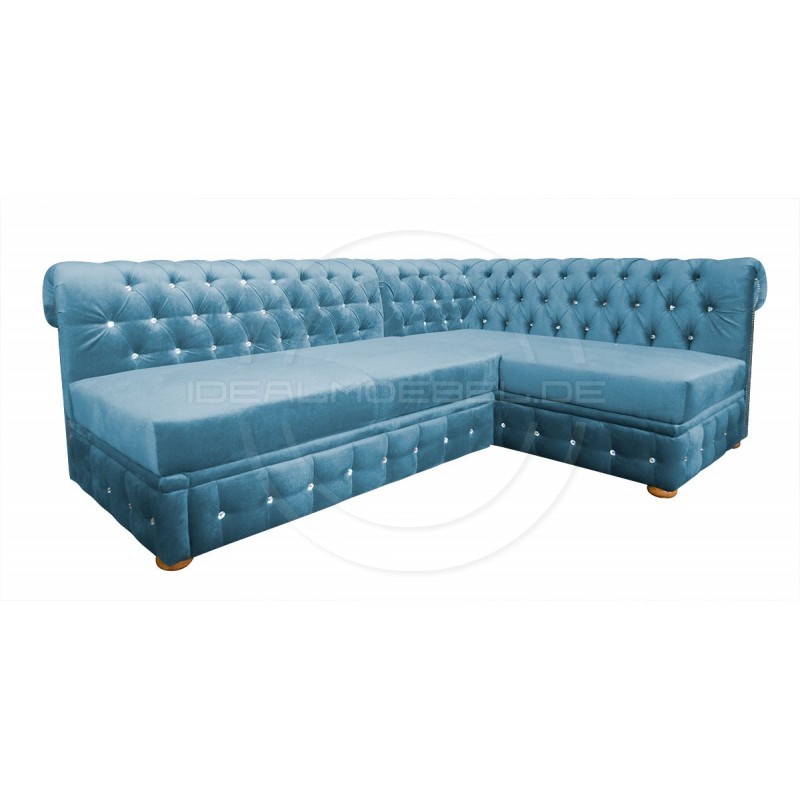 Narożnik Chesterfield March Rem bez boków