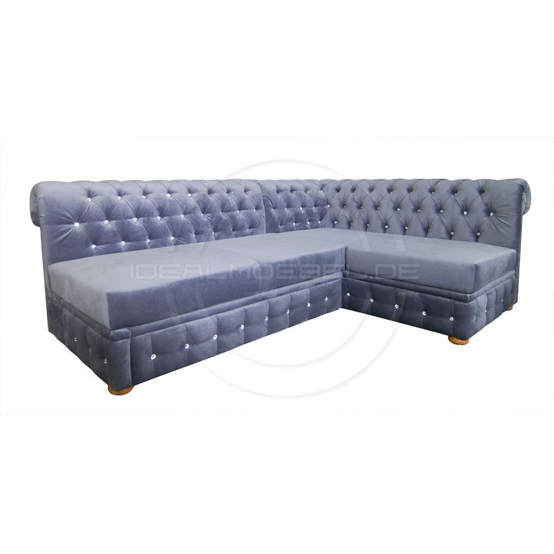 Narożnik Chesterfield March Rem bez boków