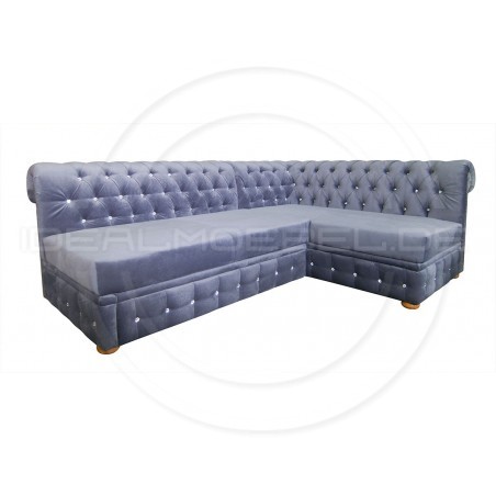 Narożnik Chesterfield March Rem bez boków