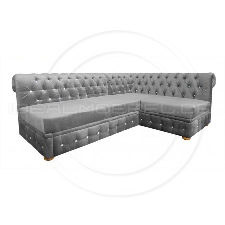 Narożnik Chesterfield March Rem bez boków