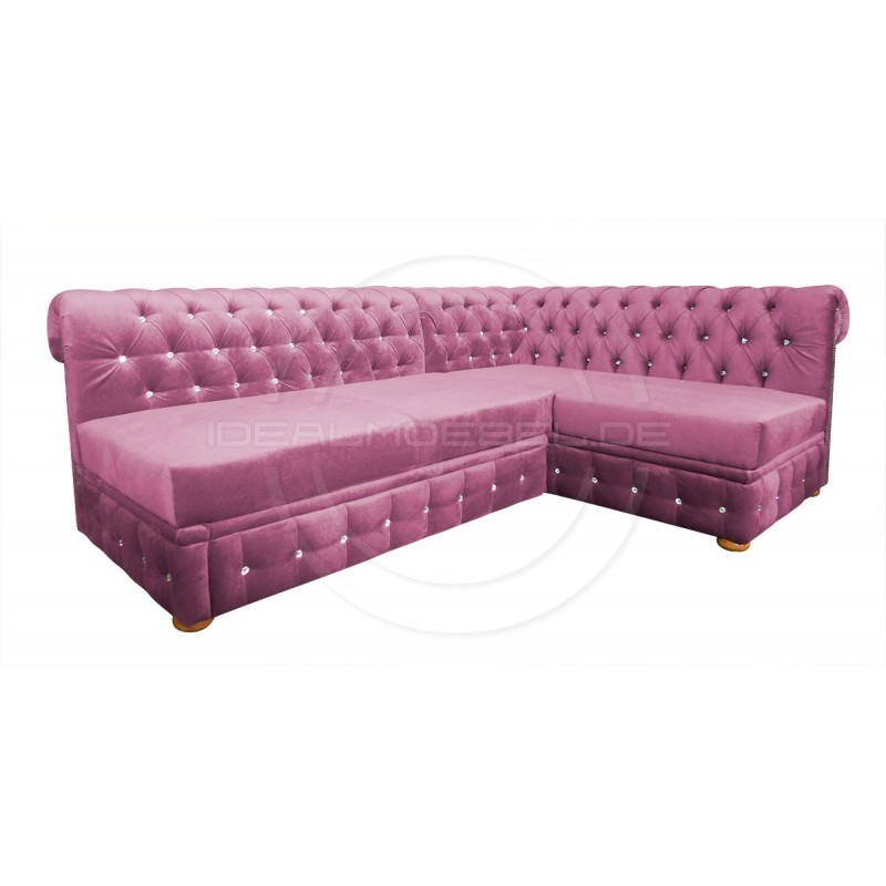 Narożnik Chesterfield March Rem bez boków