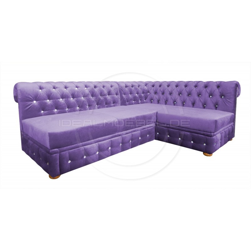 Narożnik Chesterfield March Rem bez boków