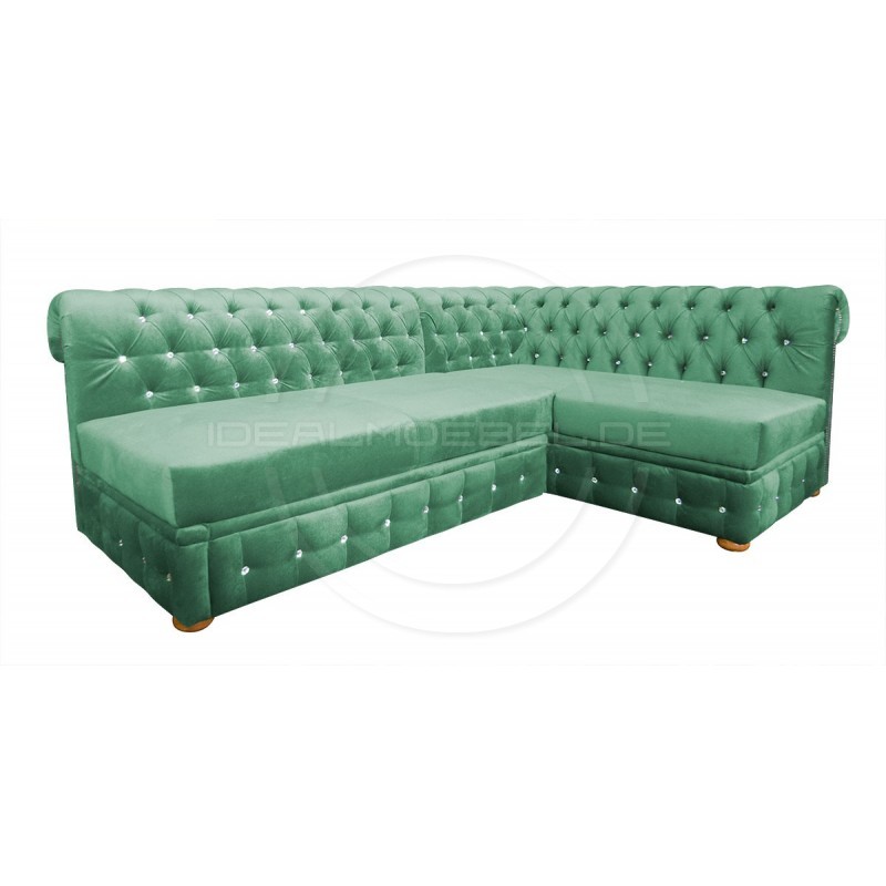 Narożnik Chesterfield March Rem bez boków