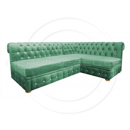 Narożnik Chesterfield March Rem bez boków