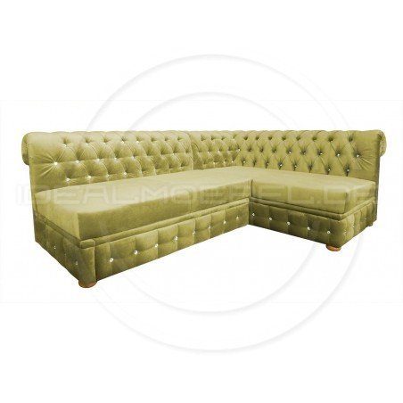 Narożnik Chesterfield March Rem bez boków