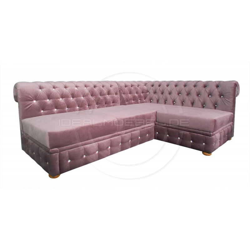 Narożnik Chesterfield March Rem bez boków