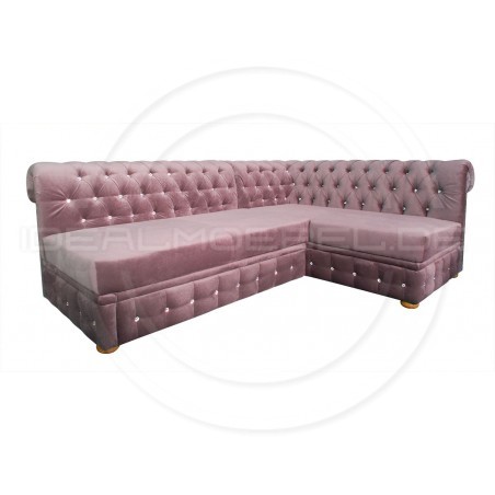 Narożnik Chesterfield March Rem bez boków