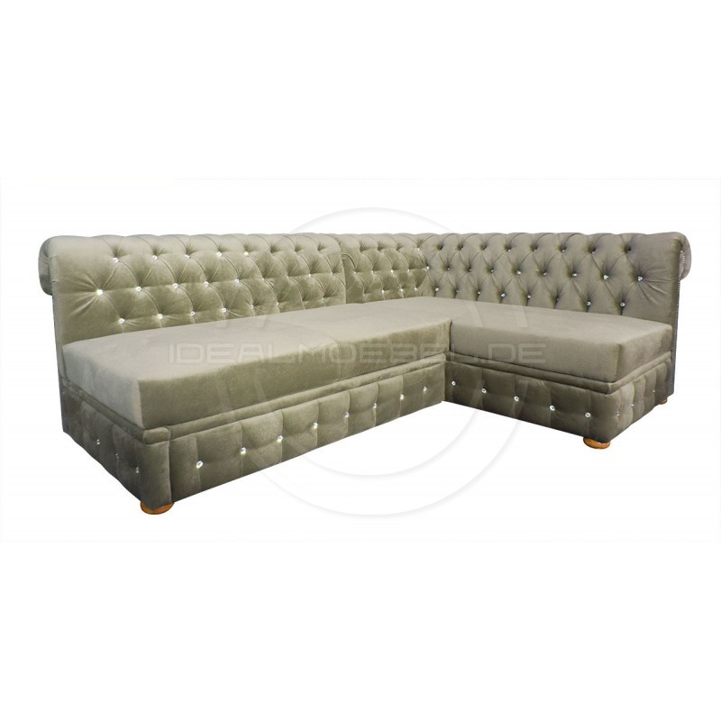 Narożnik Chesterfield March Rem bez boków