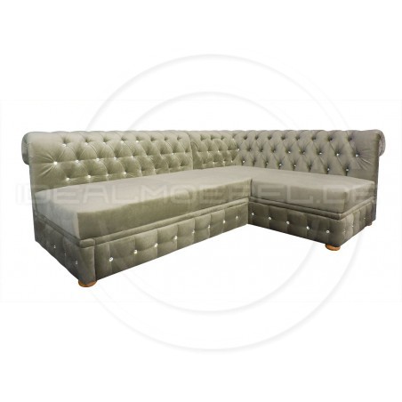 Narożnik Chesterfield March Rem bez boków